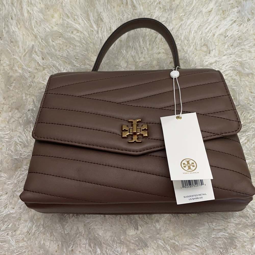 Tory burch kira chevron top handle